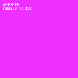 #EE2FFF - Magenta / Fuchsia Color Image
