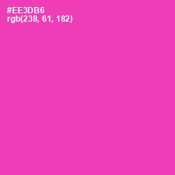 #EE3DB6 - Persian Rose Color Image