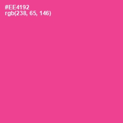 #EE4192 - Violet Red Color Image