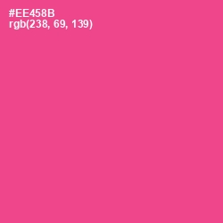 #EE458B - Violet Red Color Image