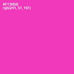#F139BB - Persian Rose Color Image