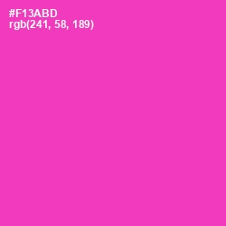 #F13ABD - Persian Rose Color Image