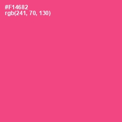 #F14682 - Violet Red Color Image