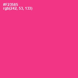 #F23585 - Wild Strawberry Color Image