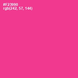 #F23990 - Wild Strawberry Color Image