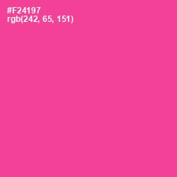 #F24197 - Violet Red Color Image