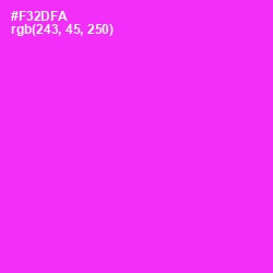 #F32DFA - Magenta / Fuchsia Color Image