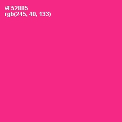 #F52885 - Wild Strawberry Color Image