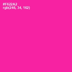 #F622A2 - Persian Rose Color Image