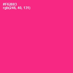 #F62883 - Wild Strawberry Color Image