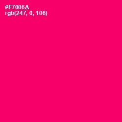 #F7006A - Rose Color Image