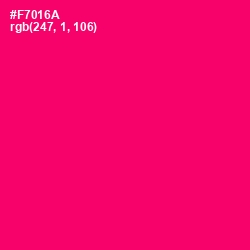 #F7016A - Rose Color Image