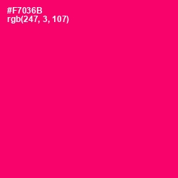 #F7036B - Rose Color Image