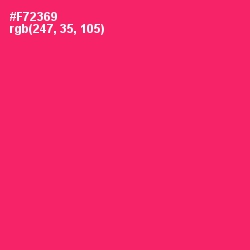 #F72369 - Radical Red Color Image