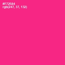 #F72584 - Wild Strawberry Color Image