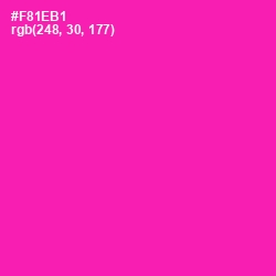 #F81EB1 - Hollywood Cerise Color Image