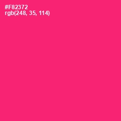 #F82372 - Radical Red Color Image