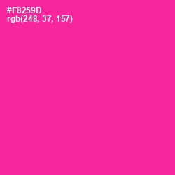 #F8259D - Wild Strawberry Color Image