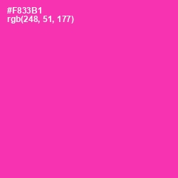 #F833B1 - Persian Rose Color Image