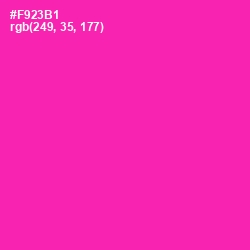 #F923B1 - Persian Rose Color Image