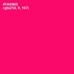 #FA096B - Rose Color Image