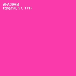 #FA39AB - Persian Rose Color Image