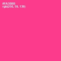 #FA3B8B - Wild Strawberry Color Image