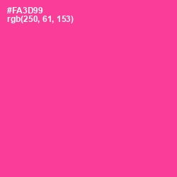 #FA3D99 - Wild Strawberry Color Image