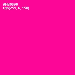 #FB0696 - Hollywood Cerise Color Image