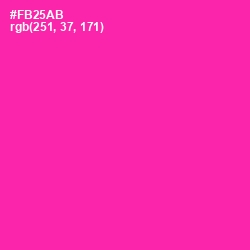 #FB25AB - Persian Rose Color Image