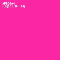 #FB26A4 - Persian Rose Color Image