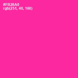 #FB28A0 - Persian Rose Color Image