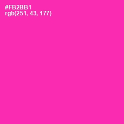 #FB2BB1 - Persian Rose Color Image