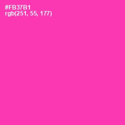 #FB37B1 - Persian Rose Color Image