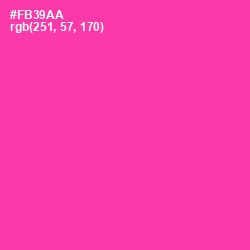 #FB39AA - Persian Rose Color Image