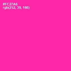 #FC27A6 - Persian Rose Color Image