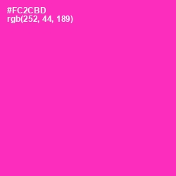 #FC2CBD - Persian Rose Color Image