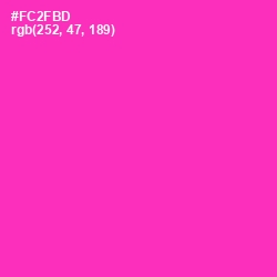 #FC2FBD - Persian Rose Color Image