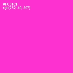 #FC31CF - Razzle Dazzle Rose Color Image