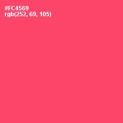 #FC4569 - Carnation Color Image