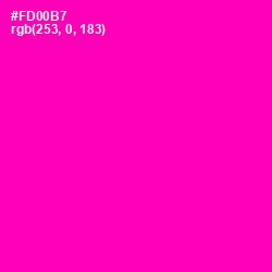 #FD00B7 - Hollywood Cerise Color Image