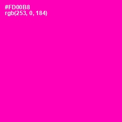 #FD00B8 - Hollywood Cerise Color Image