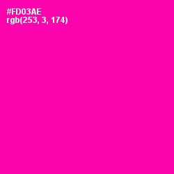 #FD03AE - Hollywood Cerise Color Image