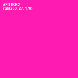 #FD1BB2 - Hollywood Cerise Color Image