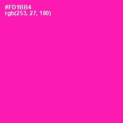 #FD1BB4 - Hollywood Cerise Color Image