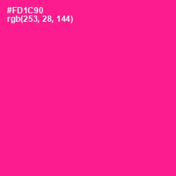 #FD1C90 - Persian Rose Color Image