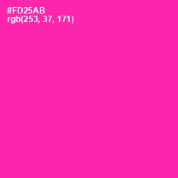 #FD25AB - Persian Rose Color Image