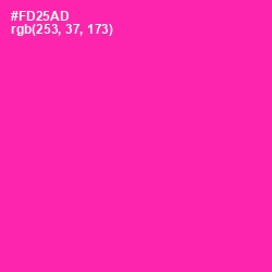 #FD25AD - Persian Rose Color Image