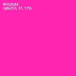 #FD25AF - Persian Rose Color Image