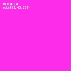 #FD2BEA - Razzle Dazzle Rose Color Image